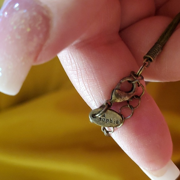 EUCIB Lia Sophia Mandela Necklace Adjustable with Ribbon Chain - Picture 4 of 6